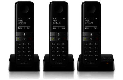 Philips D4553B 05 Triple Cordless Phone